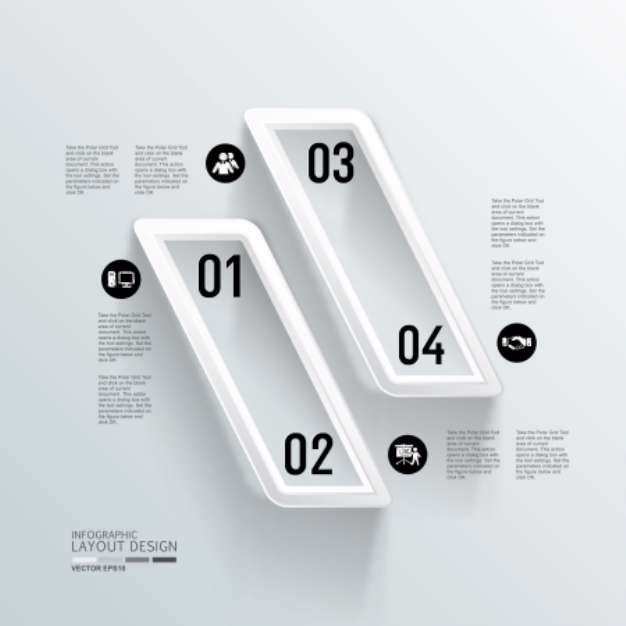 Modern business design template, infographic, website
