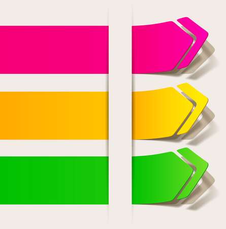 latest news, realistic design elements