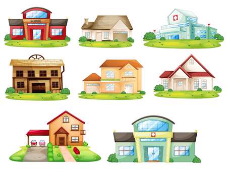 Houses and other building