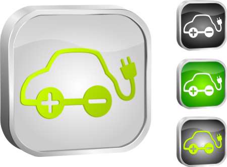 Ecar, vector button set