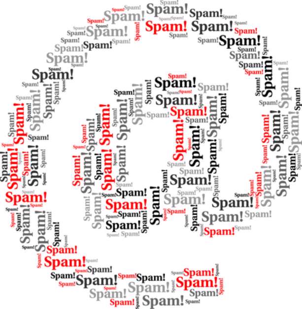 Spam tag cloud