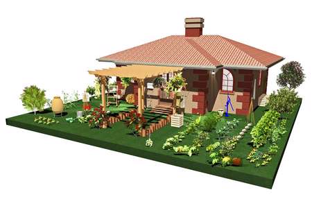 Agriturismo-Fattoria-Agritourism-Farm Holidays-3D