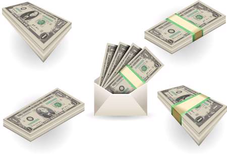 full set of one dollar banknotes
