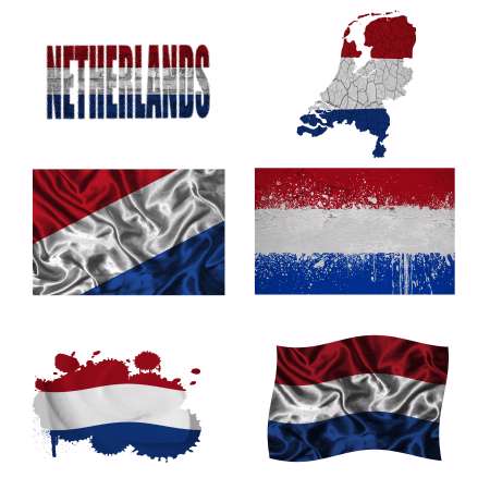 Dutch flag collage