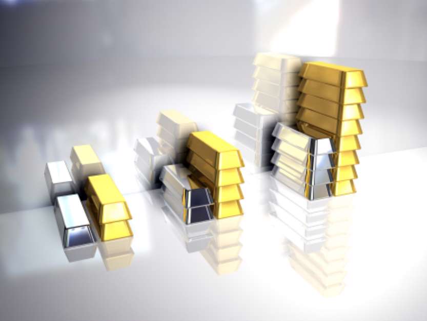 gold and silver