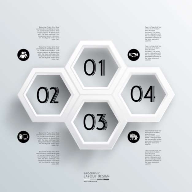 Modern business design template, infographic, website