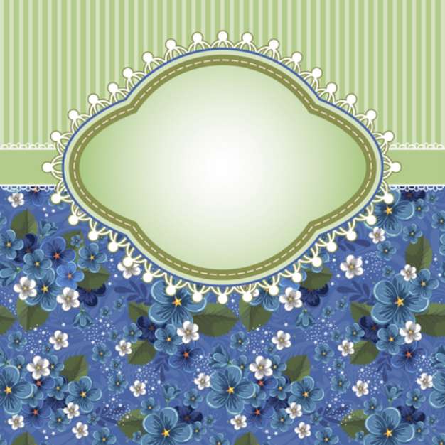 Vintage floral background