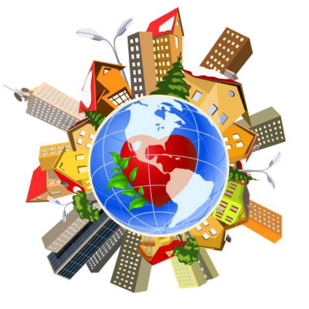 Earth perfect precise machine. World population, human impact