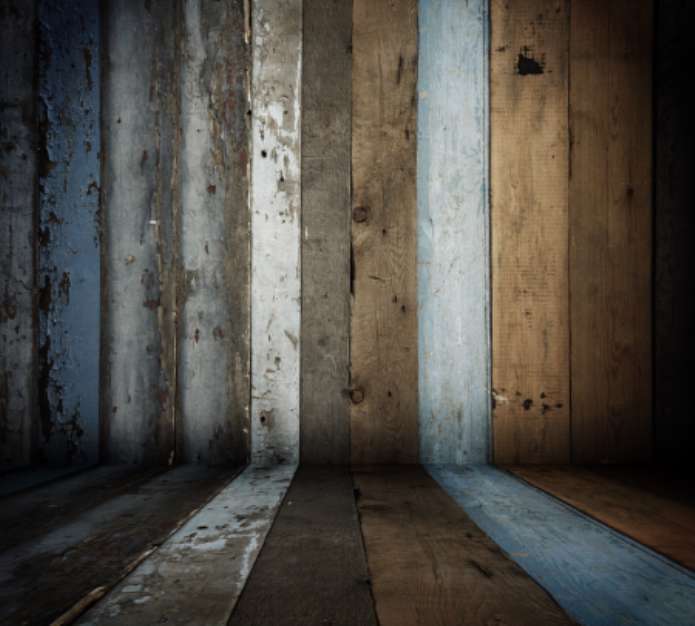 wooden room