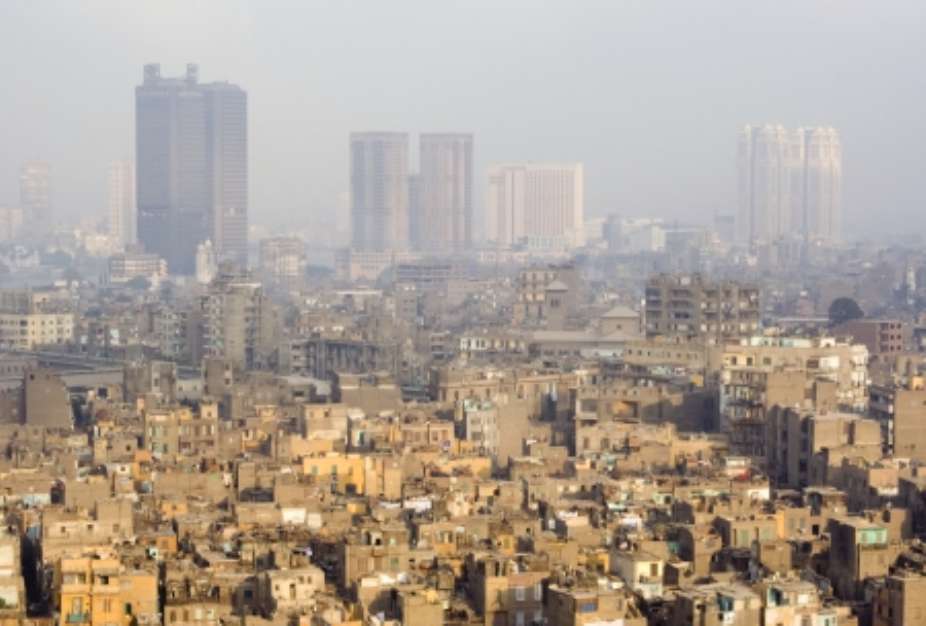 skyscrapers and slums in cairo