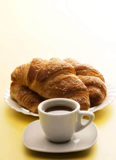 coffee with corissants