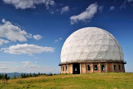 Remnants of old soviet radar station