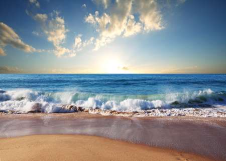 Sea sunset
