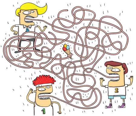 Tongue Maze Game ... Answer: No. 3