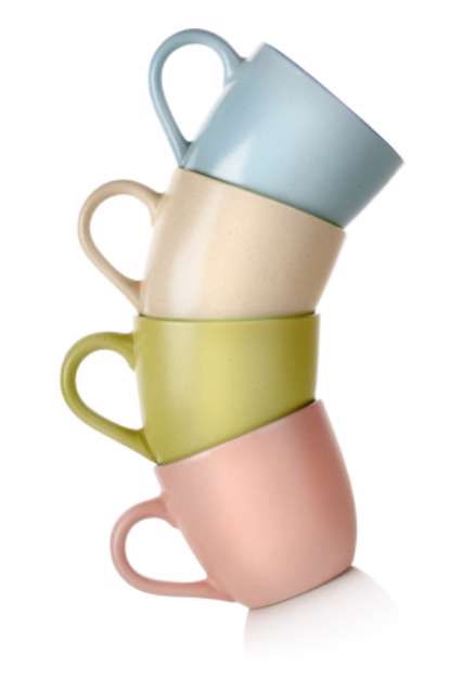 Colored mugs