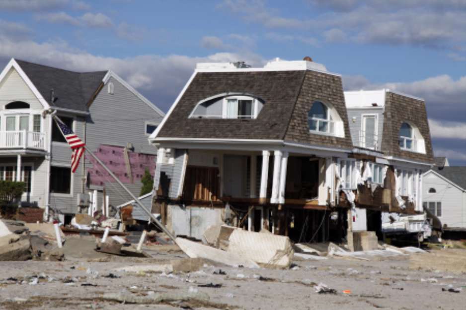 Hurricane Sandy desrtruction
