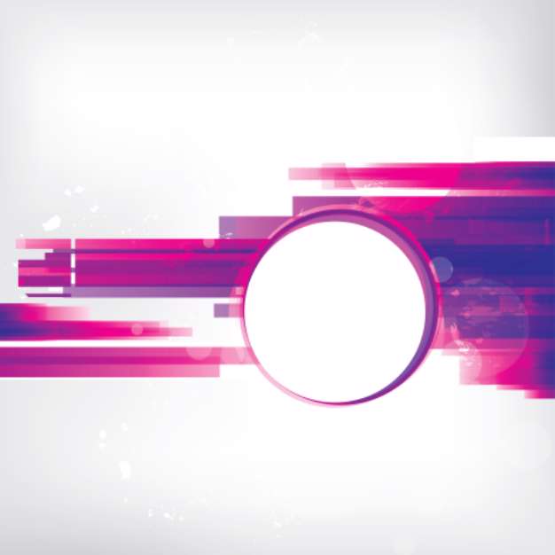 Abstract modern banner with colored background