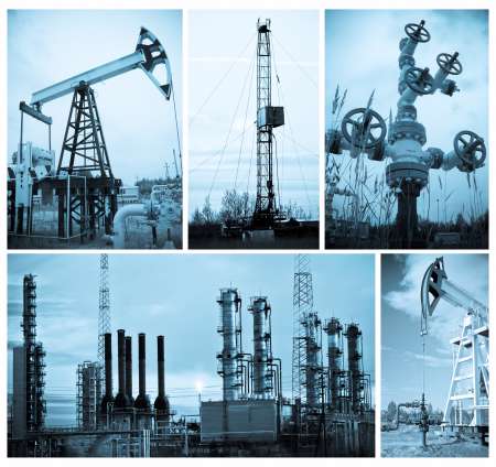 Oil industry. Oil extraction.