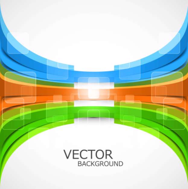 abstract bright colorful rainbow stylish wave technology backgro