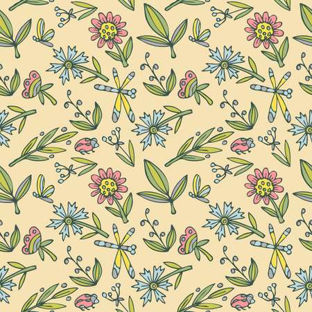 Seamless summer texture