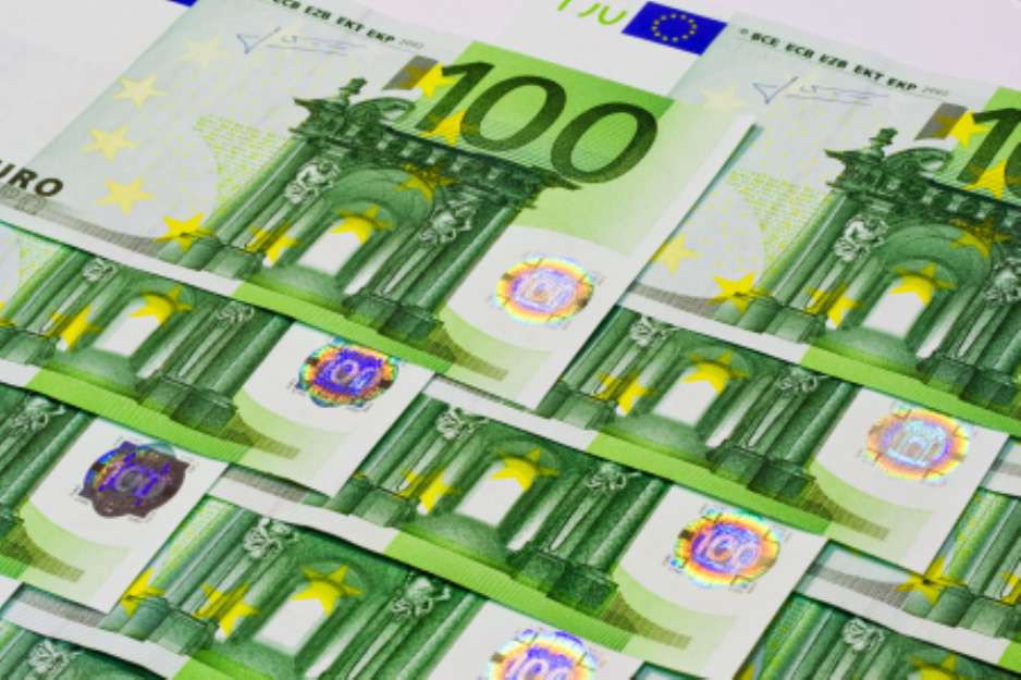 Euro banknotes