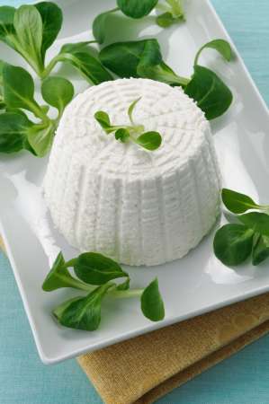 Ricotta con valeriana
