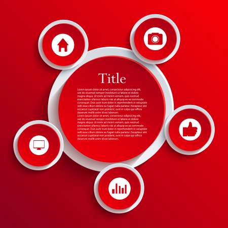 Vector infographic background design. Eps10