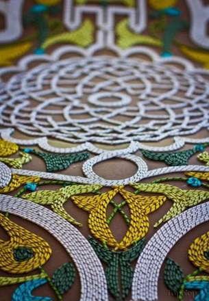 مجسمه هایی ساخته با برش و فر دادن کاغذ