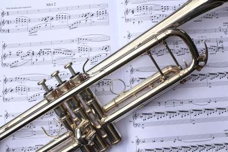 Trumpet on Sheet Music
