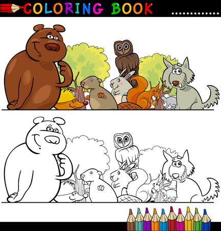 Wild Animals for Coloring