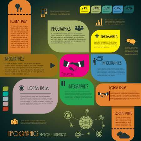 Infographics. Design template. Vector illustration