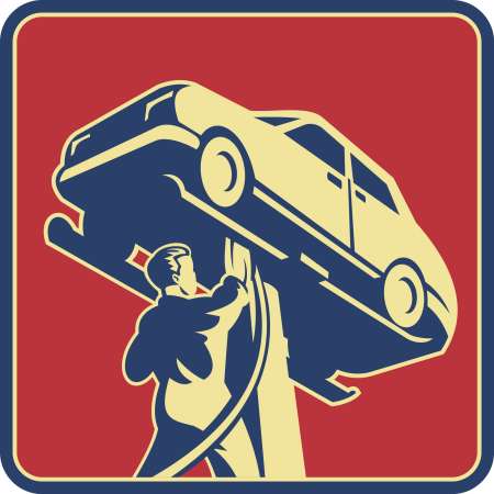 Mechanic Technician Car Repair Retro