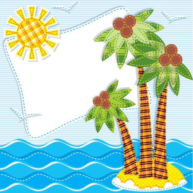 Textiles sea background. Patchwork
