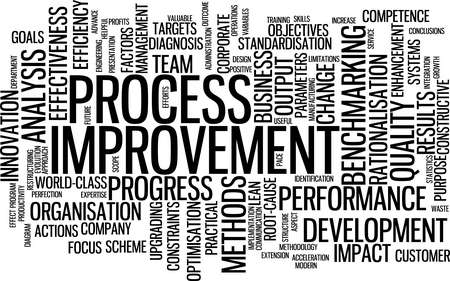 &quot;PROCESS IMPROVEMENT&quot; Tag Cloud (business intelligence strategy)