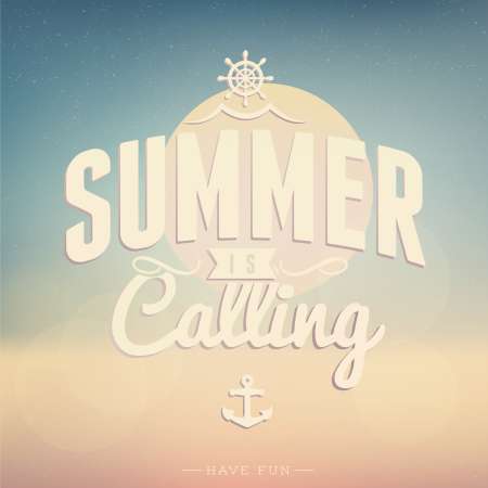 Summer calligraphic designs