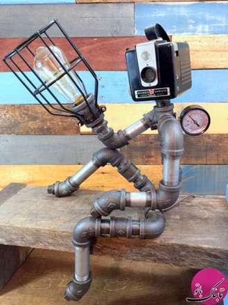 نورپردازی‌های جالب با کمک لوله و شیر آب