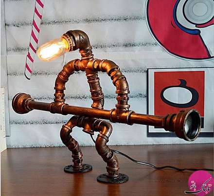 نورپردازی‌های جالب با کمک لوله و شیر آب