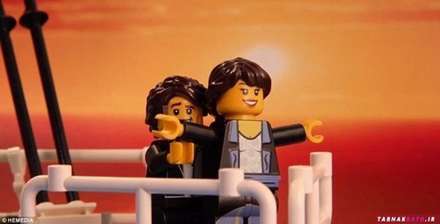 بازسازی فیلم های محبوب با مکعب های رنگی کوچک