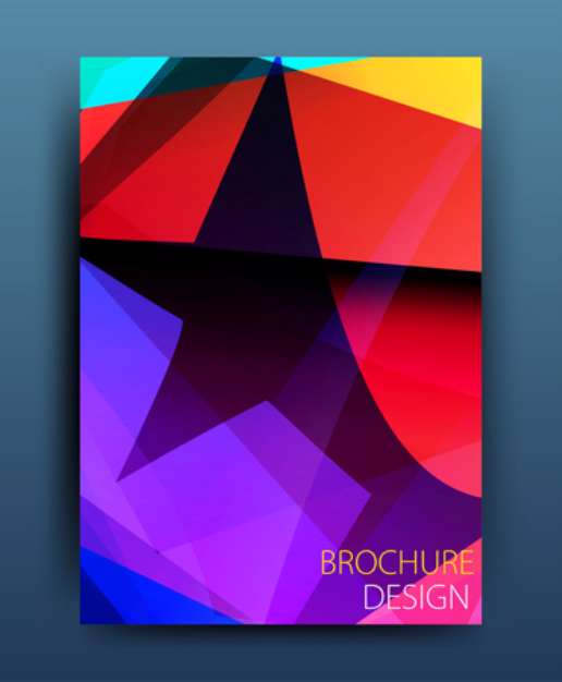 Vector business brochure flyer template or corporate banner design in A4 size. Modern abstract web, poster, brochure design template.