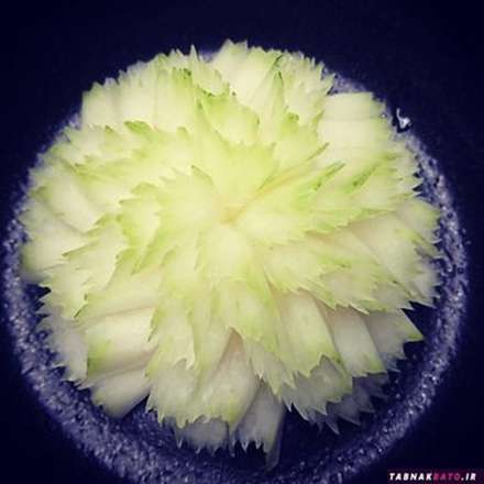 حکاکی حیرت آور هنرمند ژاپنی روی خوراکی ها