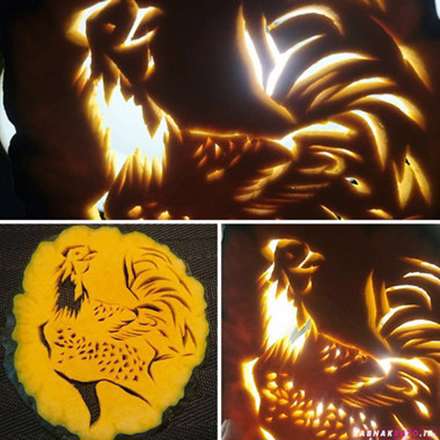 حکاکی حیرت آور هنرمند ژاپنی روی خوراکی ها