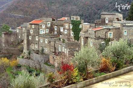 روستای سنگی مدرن در ایتالیا