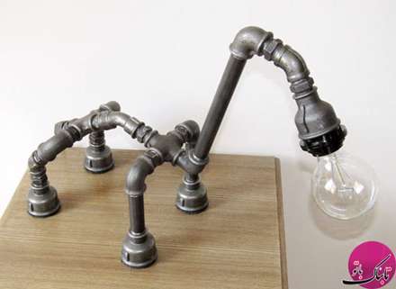 نورپردازی‌های جالب با کمک لوله و شیر آب