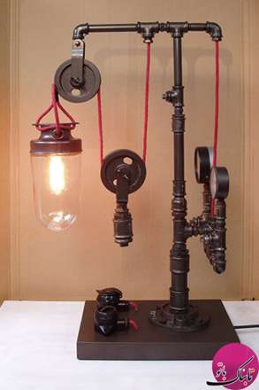 نورپردازی‌های جالب با کمک لوله و شیر آب