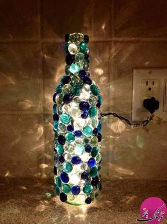 بطری‌های نورانی، ایده‌ای جالب برای نورپردازی