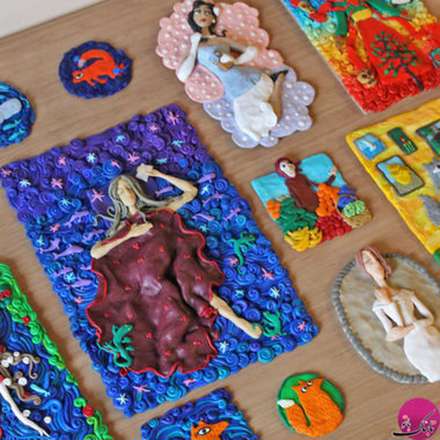 کشف دوباره‌ی لذت ساخت مناظر از پلیمر رُس