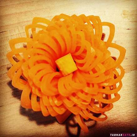 حکاکی حیرت آور هنرمند ژاپنی روی خوراکی ها