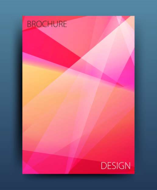 Vector business brochure flyer template or corporate banner design in A4 size. Modern abstract web, poster ,brochure design template.