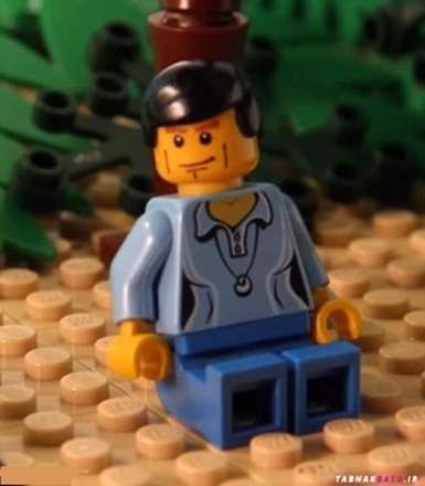 بازسازی فیلم های محبوب با مکعب های رنگی کوچک