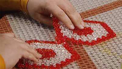 رومیزی کریستالی